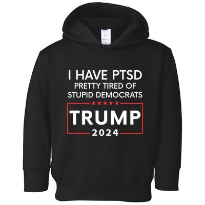 Funny Trump 2024 The Return Make Liberals Cry Again Election Toddler Hoodie