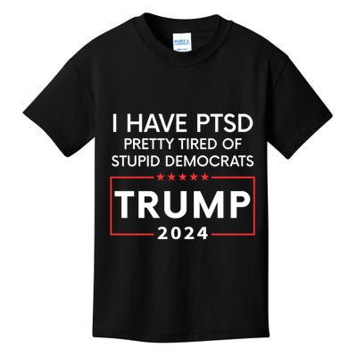 Funny Trump 2024 The Return Make Liberals Cry Again Election Kids T-Shirt