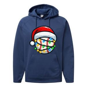 Funny Trump 2024 Make Christmas Great Again Ugly Christmas Performance Fleece Hoodie