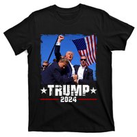 Fight Trump 2024 Election American Flag Donald Trump 2024 T-Shirt