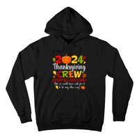 Family Thanksgiving 2024 Thanksgiving Crew Turkey Matching Hoodie