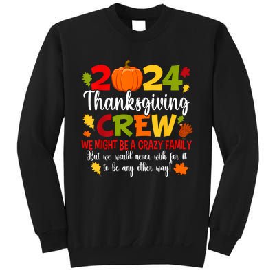 Family Thanksgiving 2024 Thanksgiving Crew Turkey Matching Sweatshirt