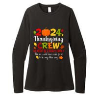 Family Thanksgiving 2024 Thanksgiving Crew Turkey Matching Womens CVC Long Sleeve Shirt