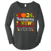 Family Thanksgiving 2024 Thanksgiving Crew Turkey Matching Women's Perfect Tri Tunic Long Sleeve Shirt