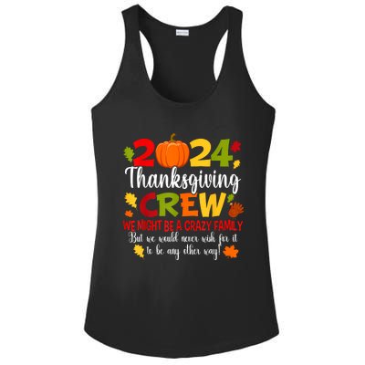 Family Thanksgiving 2024 Thanksgiving Crew Turkey Matching Ladies PosiCharge Competitor Racerback Tank