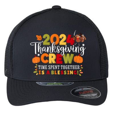 Family Thanksgiving 2024 Thanksgiving Crew Matching Group Flexfit Unipanel Trucker Cap