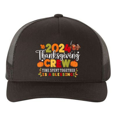 Family Thanksgiving 2024 Thanksgiving Crew Matching Group Yupoong Adult 5-Panel Trucker Hat