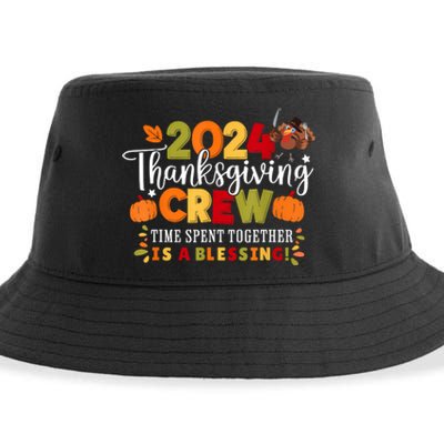 Family Thanksgiving 2024 Thanksgiving Crew Matching Group Sustainable Bucket Hat