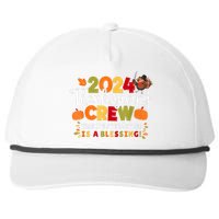 Family Thanksgiving 2024 Thanksgiving Crew Matching Group Snapback Five-Panel Rope Hat