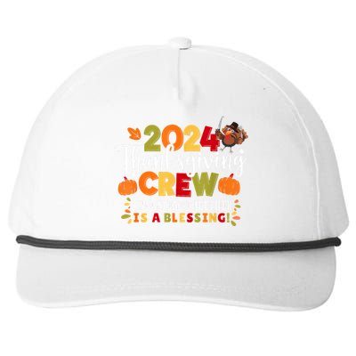 Family Thanksgiving 2024 Thanksgiving Crew Matching Group Snapback Five-Panel Rope Hat