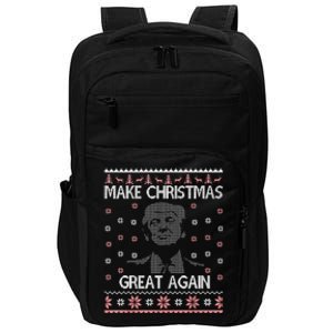 Funny Trump 2024 Make Christmas Great Again Impact Tech Backpack