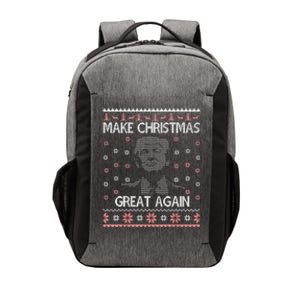 Funny Trump 2024 Make Christmas Great Again Vector Backpack