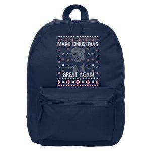 Funny Trump 2024 Make Christmas Great Again 16 in Basic Backpack