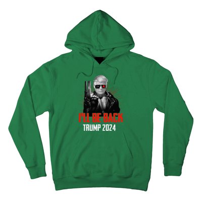 Funny Trump 2024 45 47 Trumpinator ILl Be Back Save America Hoodie