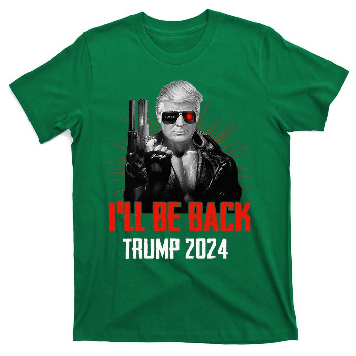 Funny Trump 2024 45 47 Trumpinator ILl Be Back Save America T-Shirt