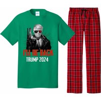 Funny Trump 2024 45 47 Trumpinator ILl Be Back Save America Pajama Set