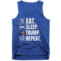 Funny Trump 2024 Take America Back American Flag Tank Top