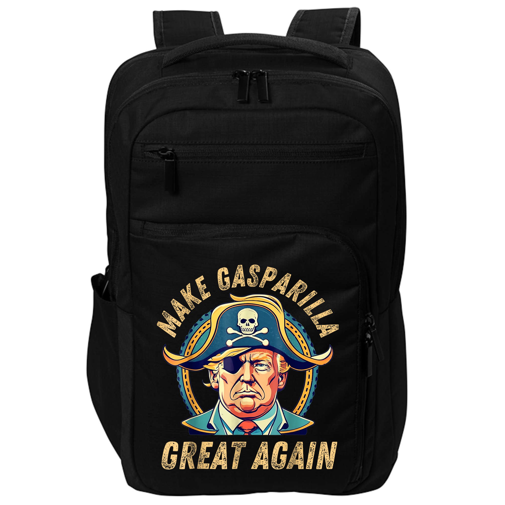 Funny Trump 2024 Make Gasparilla Great Again Gasparilla Impact Tech Backpack