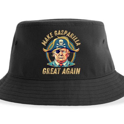 Funny Trump 2024 Make Gasparilla Great Again Gasparilla Sustainable Bucket Hat