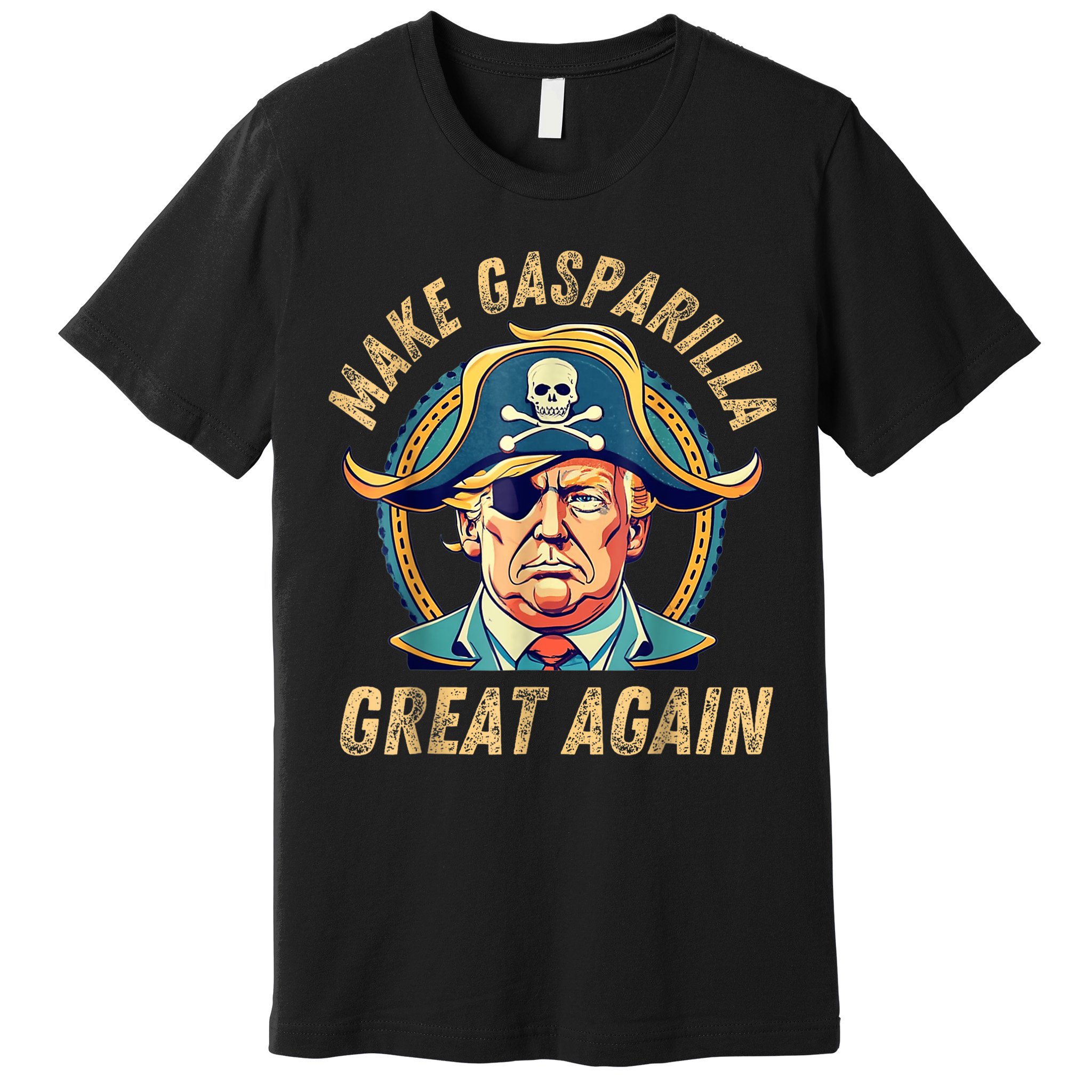 Funny Trump 2024 Make Gasparilla Great Again Gasparilla Premium T-Shirt