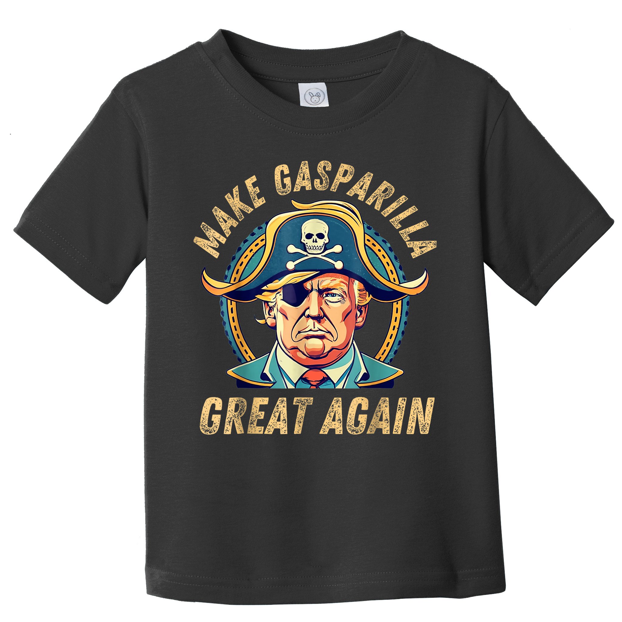 Funny Trump 2024 Make Gasparilla Great Again Gasparilla Toddler T-Shirt