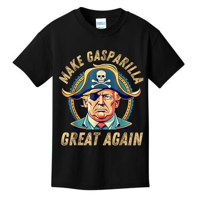 Funny Trump 2024 Make Gasparilla Great Again Gasparilla Kids T-Shirt