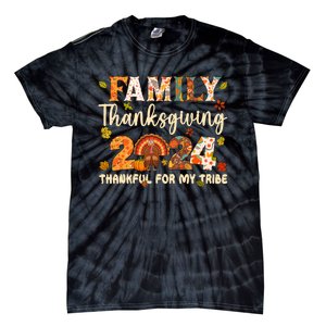 Family Thanksgiving 2024 Thanksgiving Crew Matching Group Tie-Dye T-Shirt