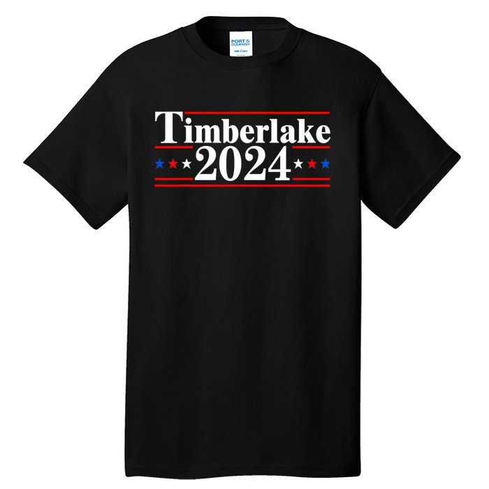 Funny Timberlake 2024 Retro Meme Political Election 2024 Tall T-Shirt