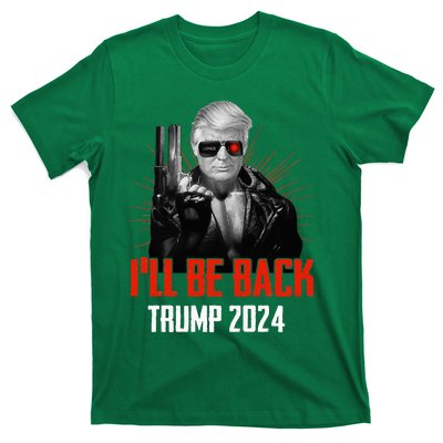 Funny Trump 2024 45 47 Trumpinator ILl Be Back Save America T-Shirt