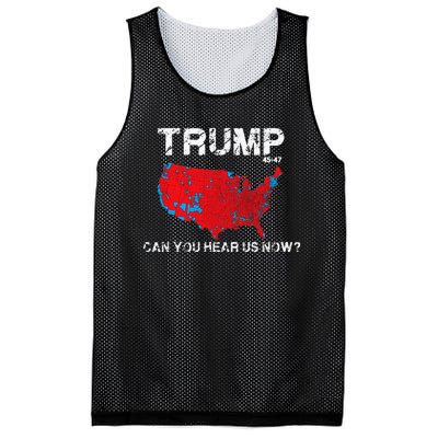 Funny Trump 2024 Can You Hear Us Now Mesh Reversible Basketball Jersey Tank