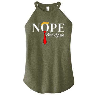 Funny Trump 2024 Nope Not Again Women's Perfect Tri Rocker Tank