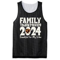 Family Thanksgiving 2024 Crew Dabbing Turkey Group Matching Mesh Reversible Basketball Jersey Tank