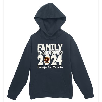 Family Thanksgiving 2024 Crew Dabbing Turkey Group Matching Urban Pullover Hoodie