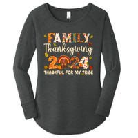 Family Thanksgiving 2024 Thanksgiving Crew Matching Group Women's Perfect Tri Tunic Long Sleeve Shirt