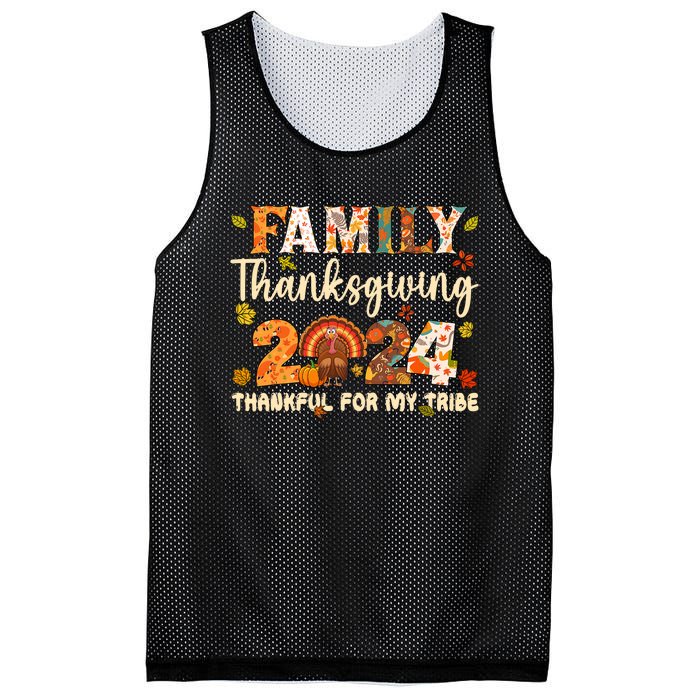 Family Thanksgiving 2024 Thanksgiving Crew Matching Group Mesh Reversible Basketball Jersey Tank