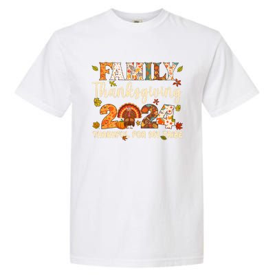 Family Thanksgiving 2024 Thanksgiving Crew Matching Group Garment-Dyed Heavyweight T-Shirt