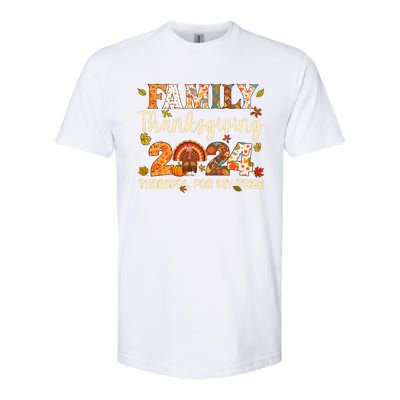 Family Thanksgiving 2024 Thanksgiving Crew Matching Group Softstyle CVC T-Shirt