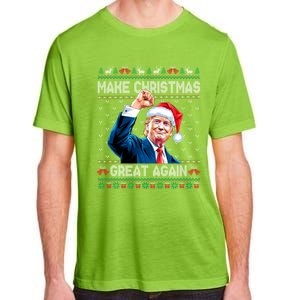 Funny Trump 2024 Make Christmas Great Again Ugly Christmas Gift Adult ChromaSoft Performance T-Shirt