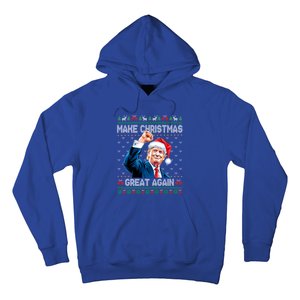 Funny Trump 2024 Make Christmas Great Again Ugly Christmas Gift Hoodie