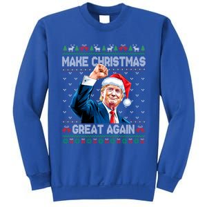 Funny Trump 2024 Make Christmas Great Again Ugly Christmas Gift Sweatshirt