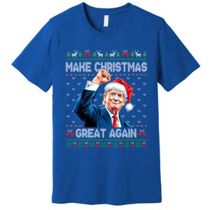 Funny Trump 2024 Make Christmas Great Again Ugly Christmas Gift Premium T-Shirt