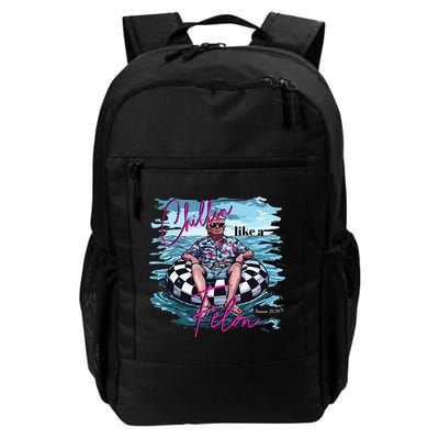 Funny Trump 2024 Chilling Like A Felon Summer 2024 Backpack