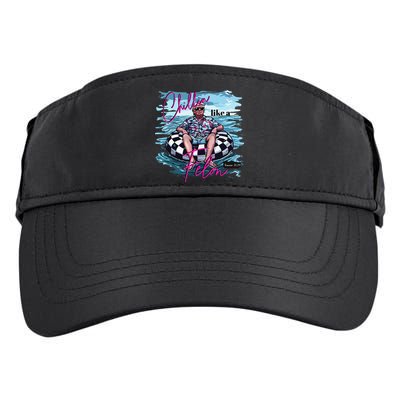 Funny Trump 2024 Chilling Like A Felon Summer 2024 Adult Drive Performance Visor