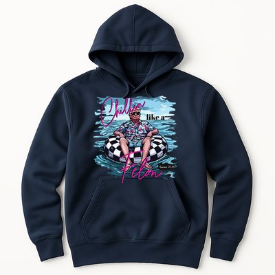 Funny Trump 2024 Chilling Like A Felon Summer 2024 Hoodie