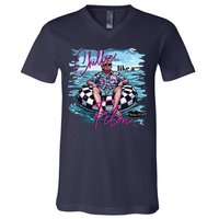 Funny Trump 2024 Chilling Like A Felon Summer 2024 V-Neck T-Shirt