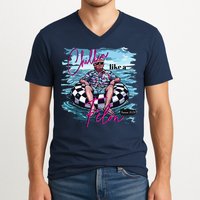 Funny Trump 2024 Chilling Like A Felon Summer 2024 V-Neck T-Shirt