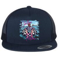 Funny Trump 2024 Chilling Like A Felon Summer 2024 Flat Bill Trucker Hat