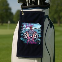 Funny Trump 2024 Chilling Like A Felon Summer 2024 Golf Towel