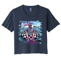 Funny Trump 2024 Chilling Like A Felon Summer 2024 Crop Top