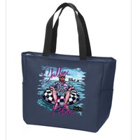 Funny Trump 2024 Chilling Like A Felon Summer 2024 Zip Tote Bag